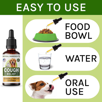 Kennel Cough Herbal Drops for Dogs & Cats