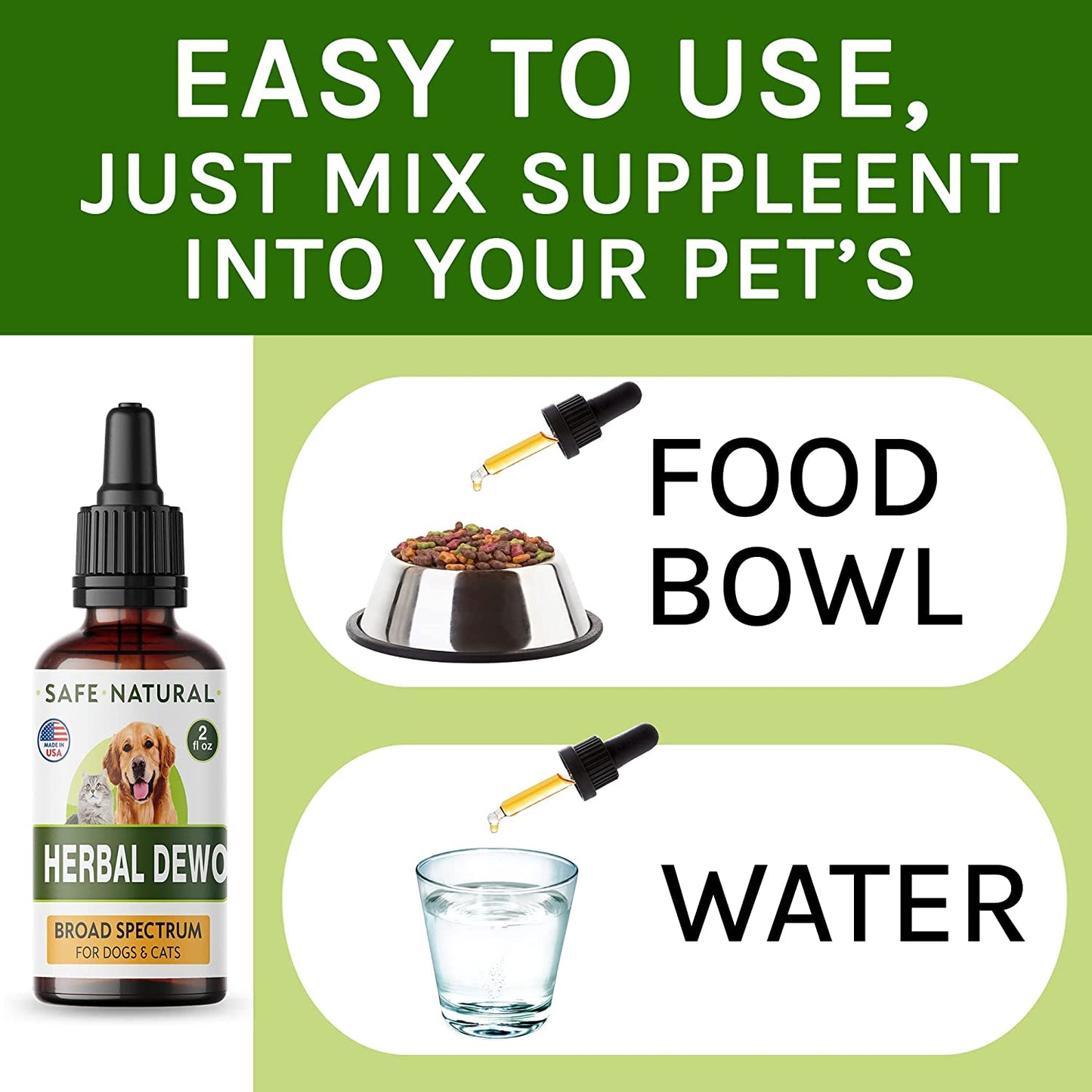 Liquid Herbal Cleanse for Cats & Dogs